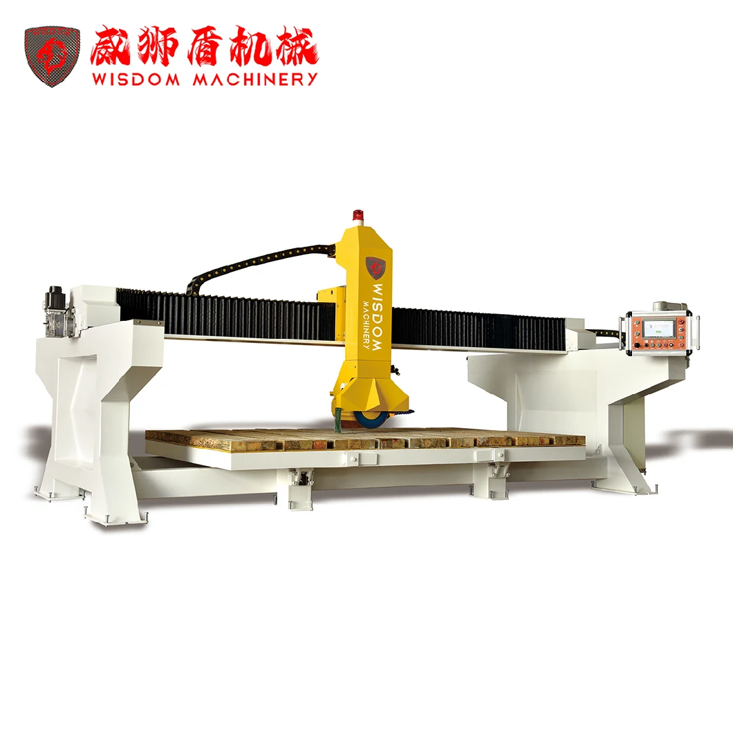 Wsd400m-4 PLC Full Automatic 4 Axis Stone Granite CNC Bridge Cutting Machine Bridge Saw for Marble with 2 Years Warranty