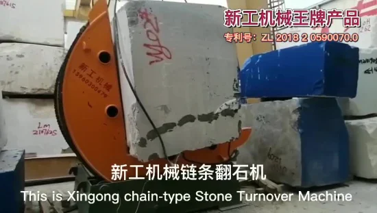 Machine d'inclinaison de bloc de granit Xgm-45t pour le traitement de la pierre, machines de tournage de pierre