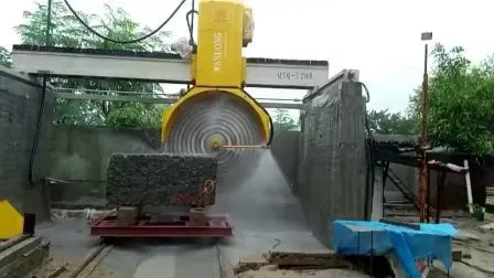 Offres mensuelles Machine de découpe de bloc de coupeur de marbre de granit à plusieurs lames de pont de la Chine pour les machines de tailleur de pierre de marbre de granit